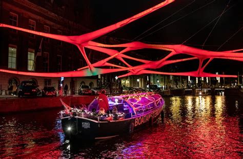 Amsterdam light festival boot